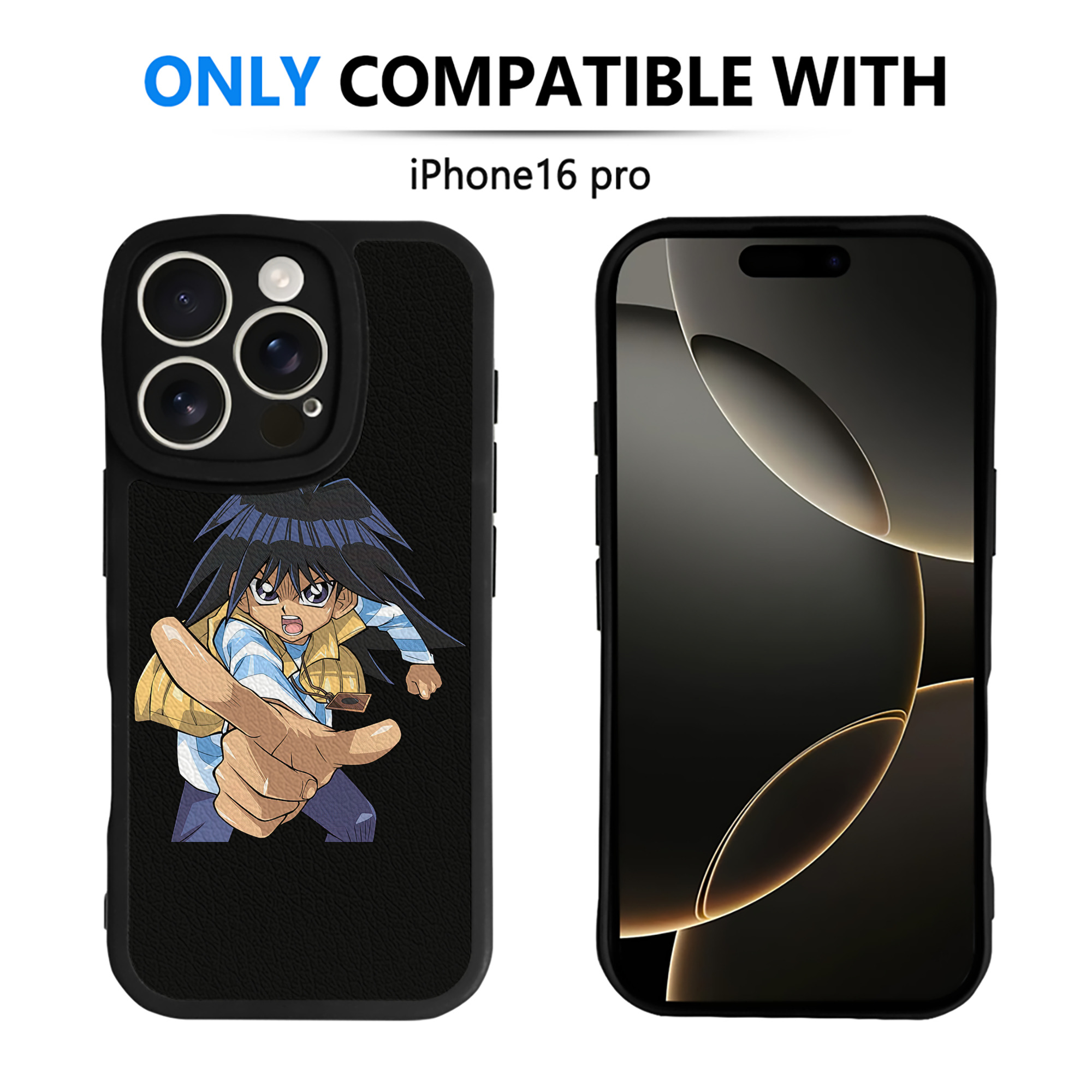 遊☆戯☆王 Yu-Gi-Oh! 【iPhone 16シリーズ対応】シリコンスマホケース（レザー調） 材質：シリコン